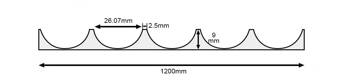 Scallop Flexible Cladding